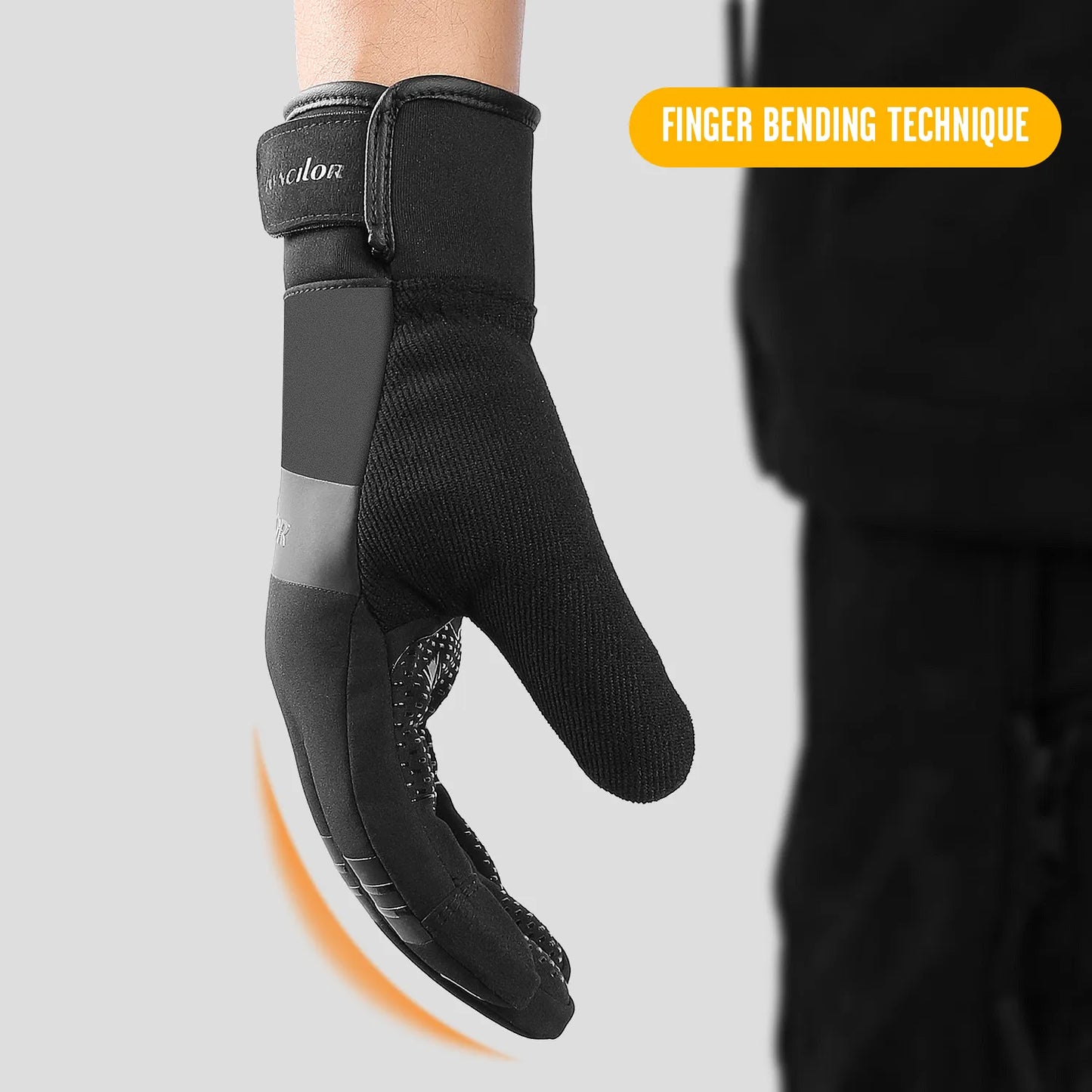 Cycling Gloves Touch Screen - Windproof Sports Gloves Warm 3M Thinsulate